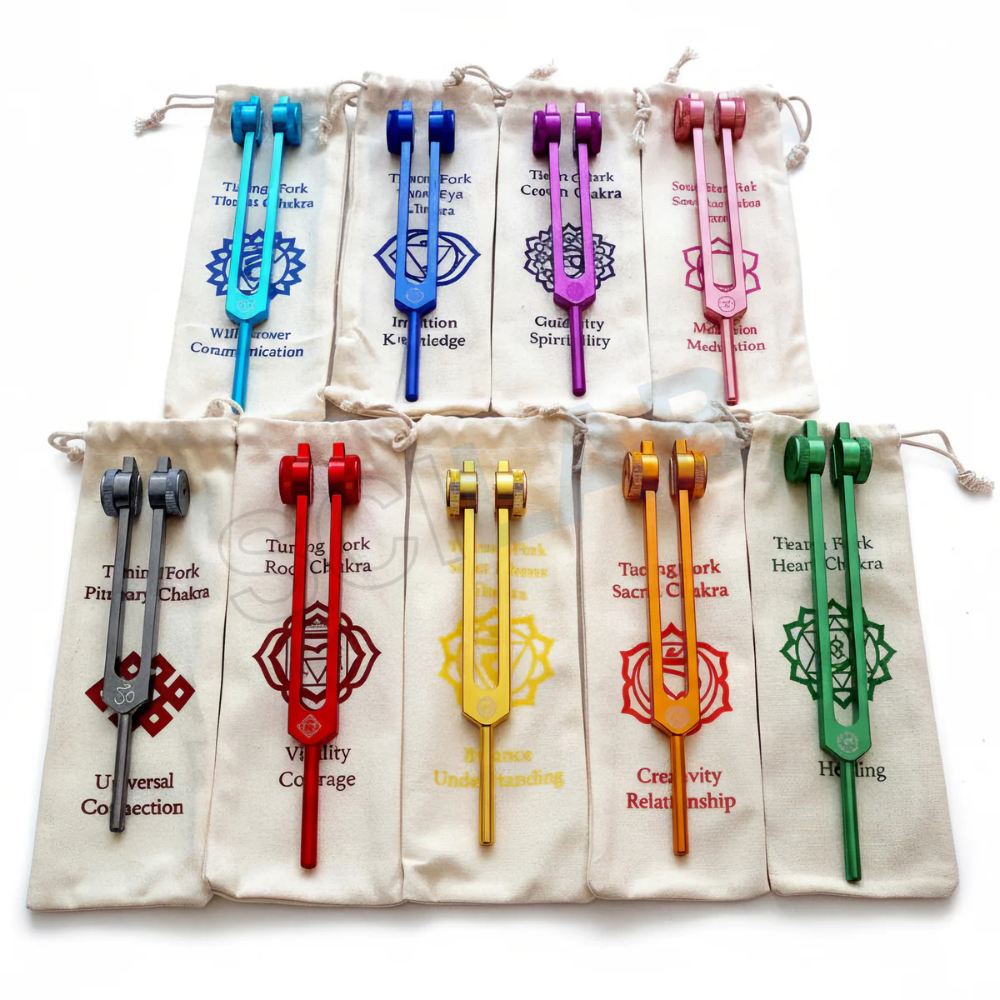 Chakra Tuning Forks, Sound Healing Tools, Energy Balancing Forks, Chakra Healing Instruments, Meditation Accessories, Vibrational Therapy Tools, Reiki Healing Forks, Spiritual Wellness, Chakra Frequency Set, Energy Alignment Tools